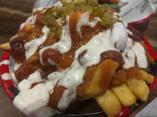 Bean poutine at Bloc Bar Glasgow in Glasgow