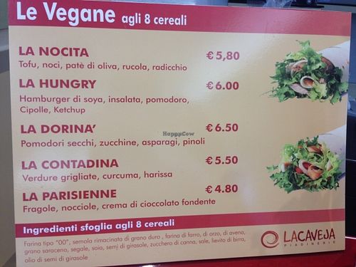 La Caveja - vegan piadinas at La Caveja in Trieste