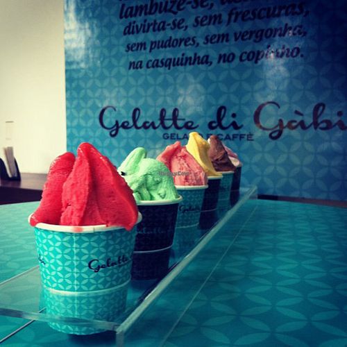 Gelatte di Gabi options at Gelatte di Gabi in Sao Paulo