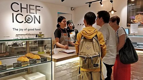 friendly staff at Chef Icon Nature Bakery - Katong in Central Singapore