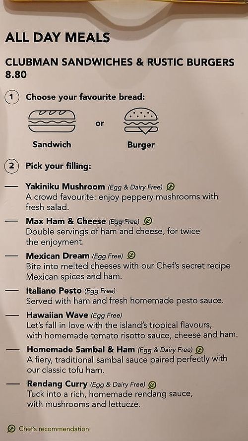 vegan items are clearly labelled at Chef Icon Nature Bakery - Katong in Central Singapore