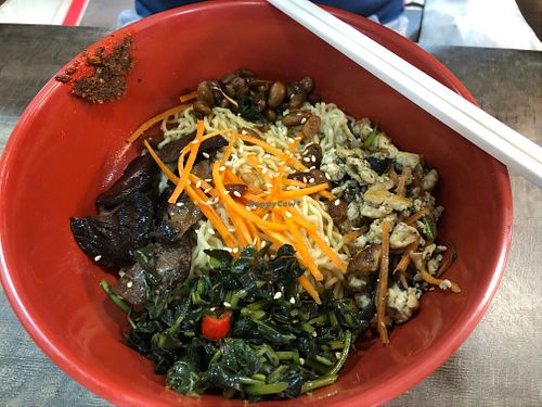 Mushroom kolo mee $4.80 at FIREFLY 萤火虫 by Thunder Tree in Central Singapore