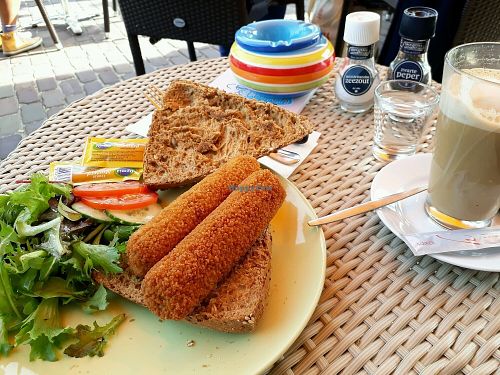 vegan kroketten, typical Dutch at Coffee and Lunch 4 You in Breda