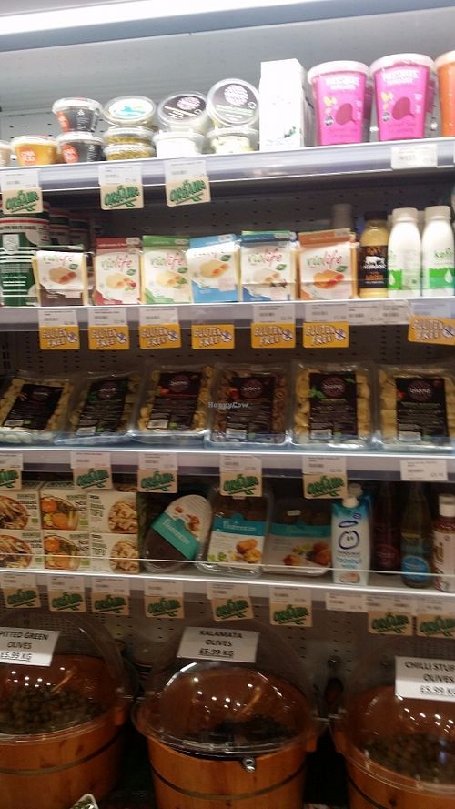 Cheeses, pastas, burgers and other vegan treats at Fruit Garden in Hemel Hempstead