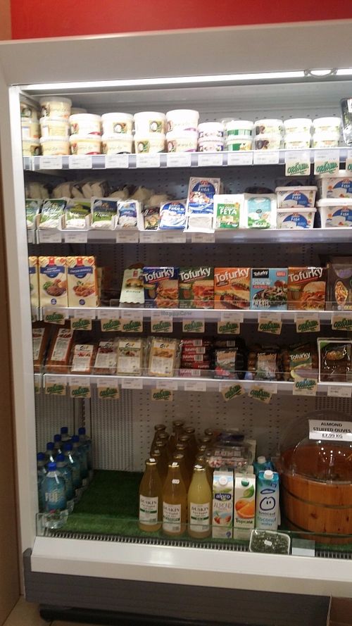 Tofurky, various tofus and other vegan meats at Fruit Garden in Hemel Hempstead