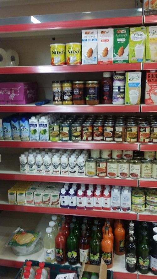Rebel Mylk, coconut water, soya cream, beans, etc. at Fruit Garden in Hemel Hempstead