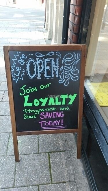 Board at The Moos in Cardiff