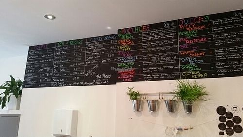 menu Board 2 at The Moos in Cardiff