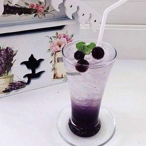 ฺBlueberry Soda at My Home Cafe & Vegetarian in Chiang Mai