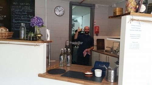 Reception  at Riverside Sourdough Cafe @ the embassy in Cardiff