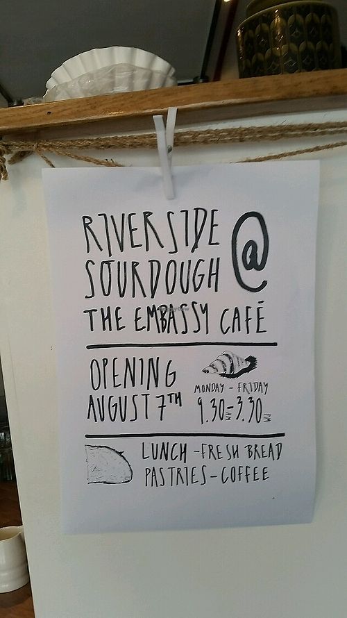 New Management Riverside Sourdough  at Riverside Sourdough Cafe @ the embassy in Cardiff