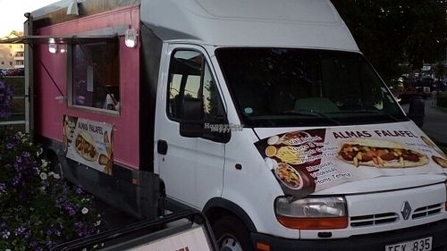 the truck  at Almas Falafel - Ryd in Linkoping