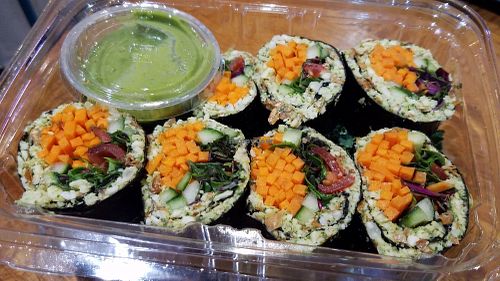 Nori rolls at The Alchemist's Kitchen in New York City