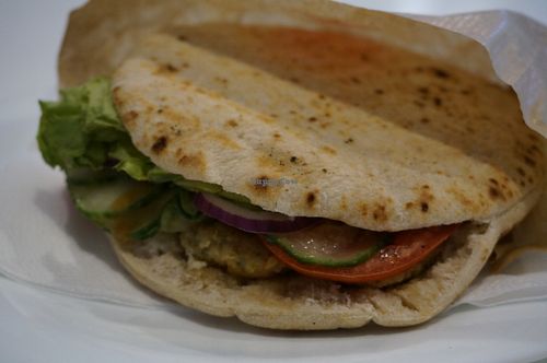 Falafel Wrap at Bon Cafe in Riga