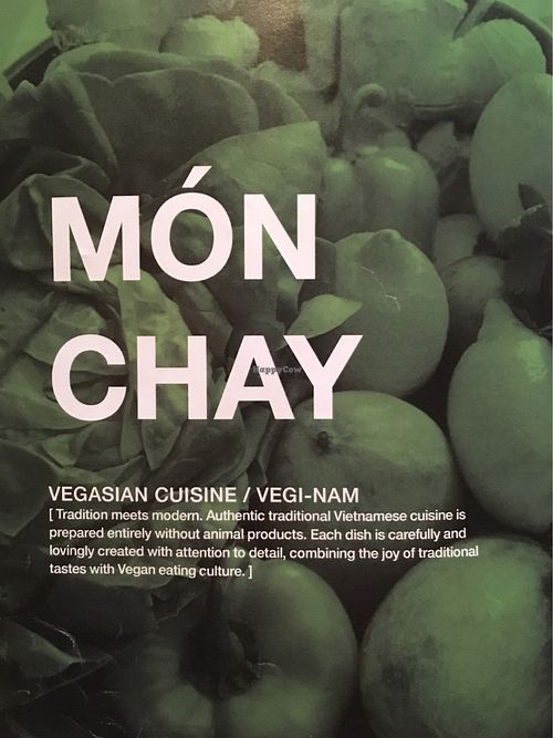 Vegan vibes from menu  at Vi Pho in Frankfurt