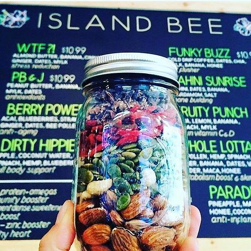 Mixed nuts at Island Bee in Palm Beach
