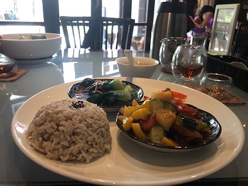 Sweet and Sour Mushroom Set at Mori Tea House and Residence in Malacca