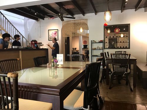 Main saloon at Mori Tea House and Residence in Malacca