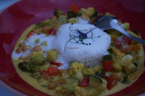 Vegetable Curry at Aqua Luna in Riga