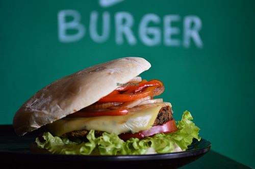Black beans burger at Burger Green  in Pereira