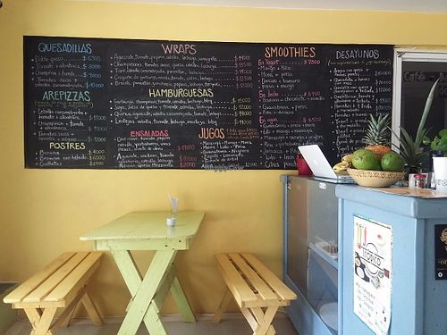 .  at Cafe Tropico in Taganga