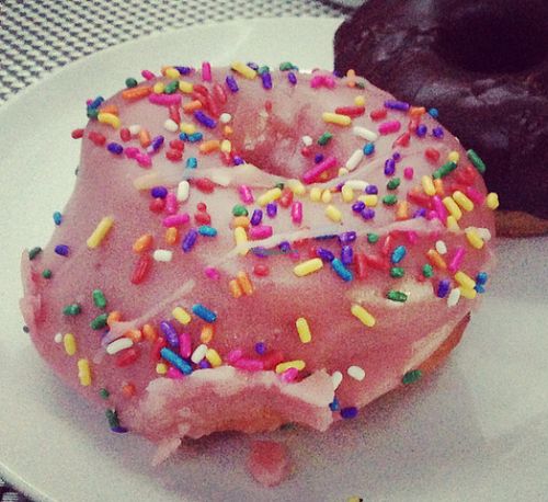 Homer donut at Dun-Well Doughnuts in New York City