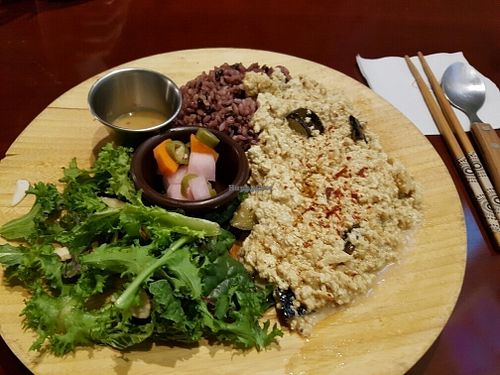 Eggplant Miso Tofu Rice  at Slunch Factory - 슬런치 팩토리 in Seoul