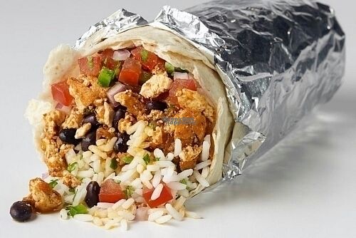 Sofrita burrito with your choice of veges, rice, and beans. at Chipotle in Rosedale