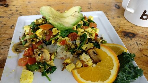 tofu scramble!  at Berlin Bistro in Long Beach