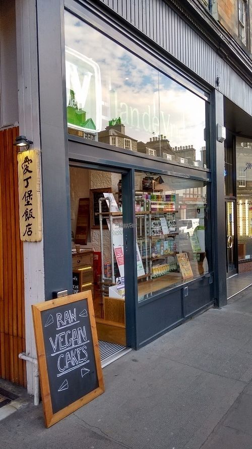 Raw vegan cakes at Jan De Vries - Queensferry St in Edinburgh