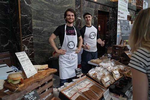 Sgaia's stand at Sheffield Vegan Festival. at Sgaia's Vegan Mheat in Paisley