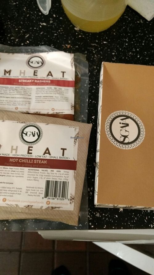 mheat at Sgaia's Vegan Mheat in Paisley