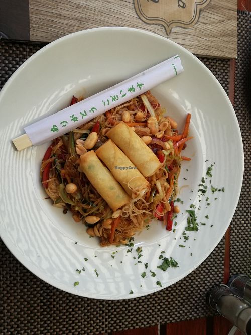 A customized wok dish (not on the menu/left out the meat for me). at Barbara in Murter