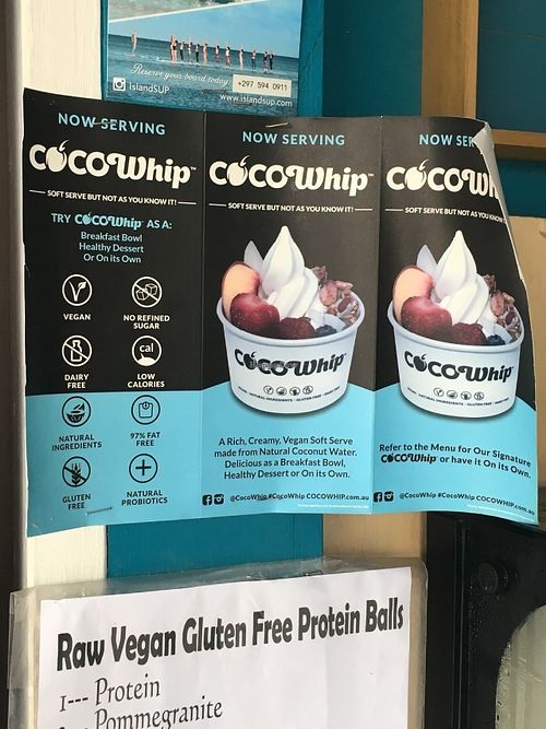 Coco-whip  at Eduardo's Beach Shack in Palm Beach