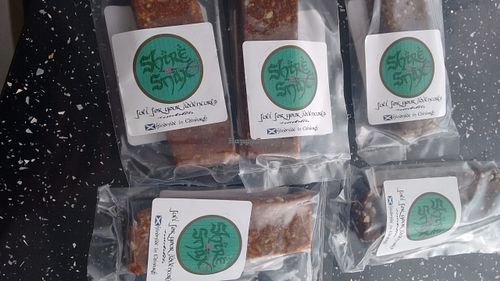 Tasty and fills a big gap. at Shire Snax in Musselburgh