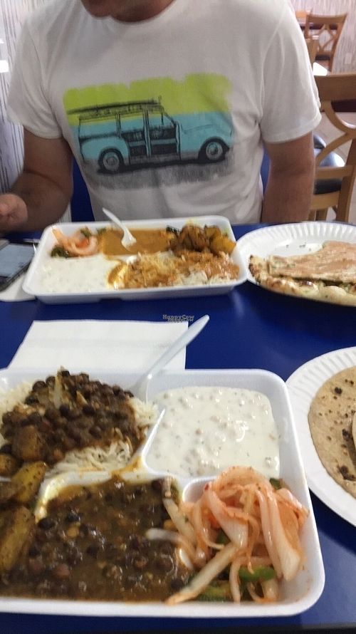 Lunch timecombos at Baba Sweets in Canoga Park