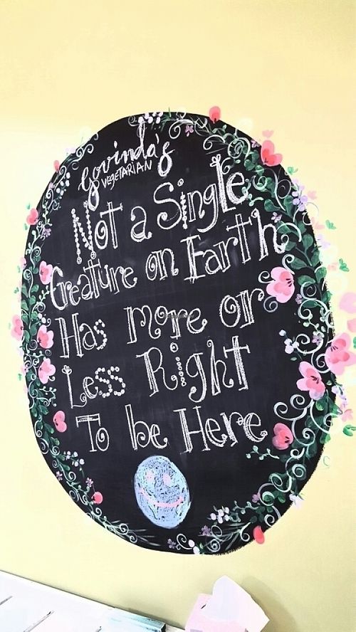 quote ❤ at Govinda's Restaurant in Krabi