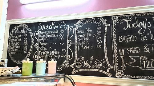 menu of the day   at Govinda's Restaurant in Krabi