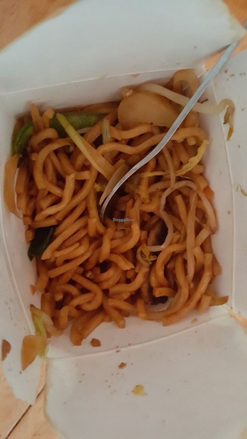 Vegetable lo mein  at Panda Chinese Restaurant in New Port Richey