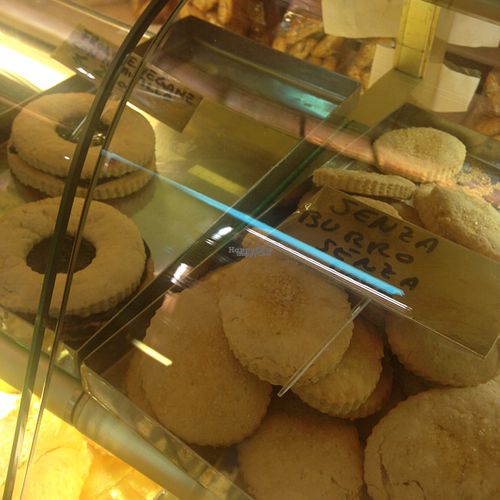 vegan cookies and pastries  at Pasticceria Ponte delle Paste in Venice