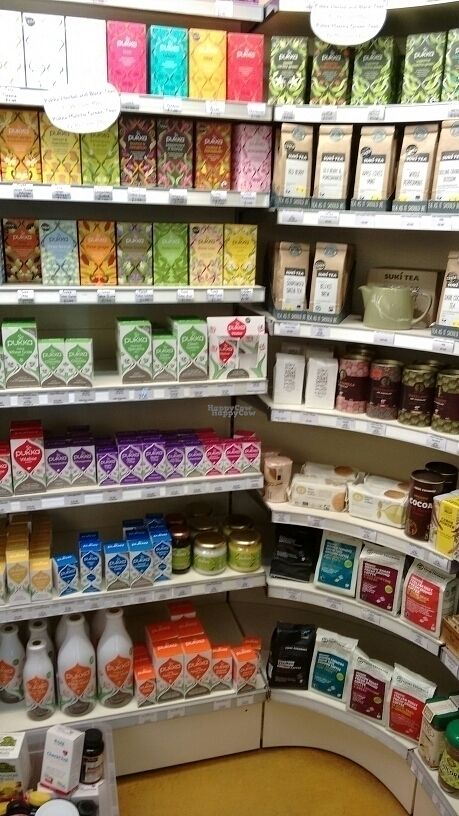 herbal teas at Hanover Healthfoods in Edinburgh