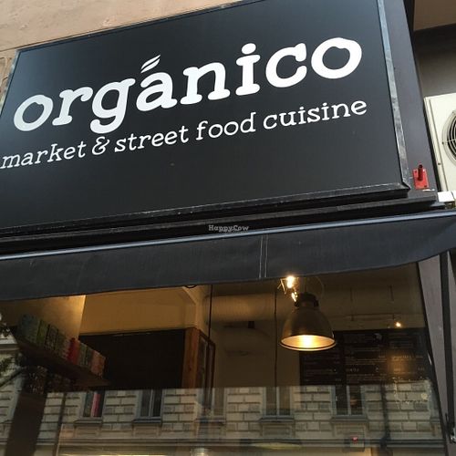 Entrance at Organico in Stockholm