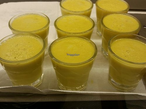 dessert at Organico in Stockholm