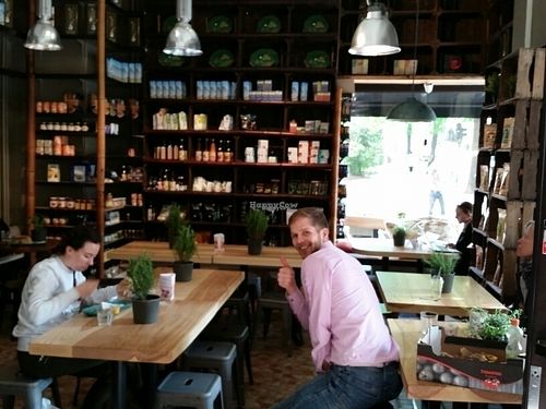 inside at Organico in Stockholm