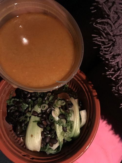 Spicy broth at Gokoku in Studio City