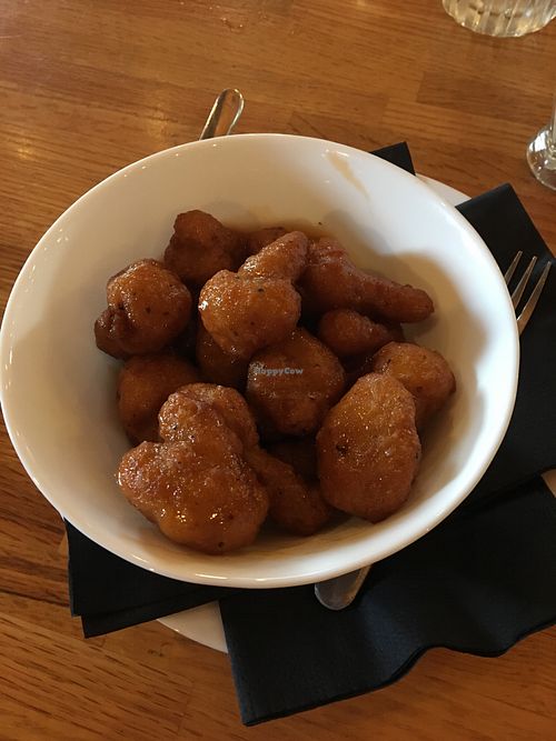 Sweet and sour cauliflower at Cascade Restaurant in Lutsen
