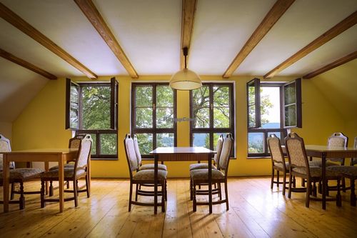 Hall for social activities... at Vital Hotel Novina in Krystofovo Udoli