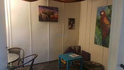 inside at Sinergiarte in Bogota