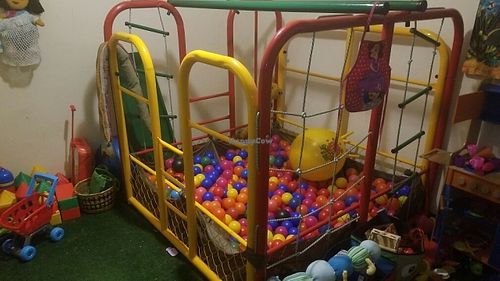 kids room at Sinergiarte in Bogota