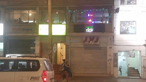 restaurant upstairs  at Sinergiarte in Bogota